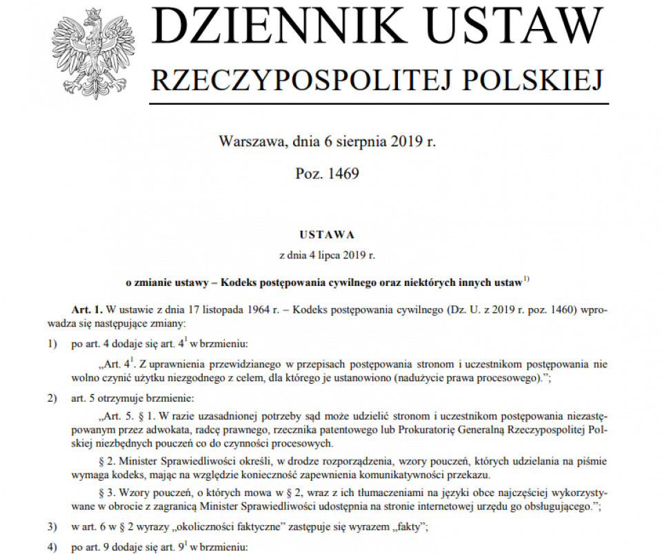 Powrót odrębnego postępowania w&nbsp;sprawach gospodarczych